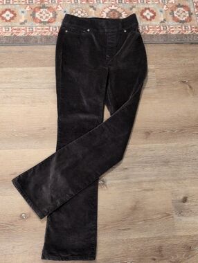 DG2 by Diane Gilman Dark Brown Corduroy Pants